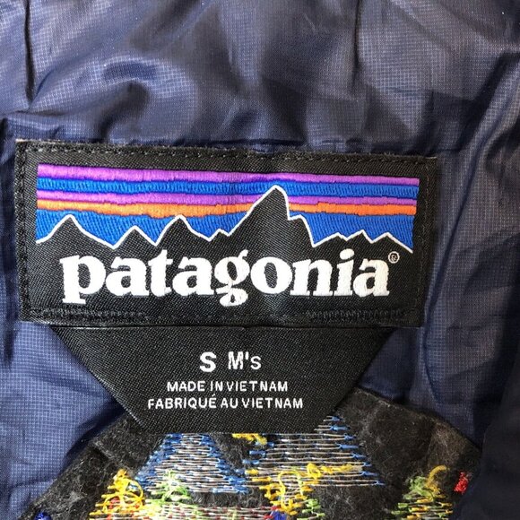 Patagonia Mens Nano Puff Zip Promo Vest Big Sur Blue Size Small Outdoor Travel - Picture 5 of 11